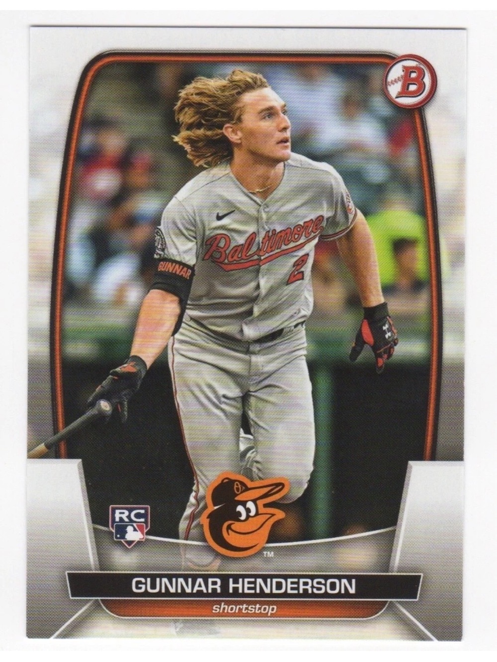 Gunnar Henderson 2023 Baltimore Orioles Rookie RC Baseball Card